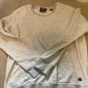 Maison scotch grey pullover quilted shoulders 3